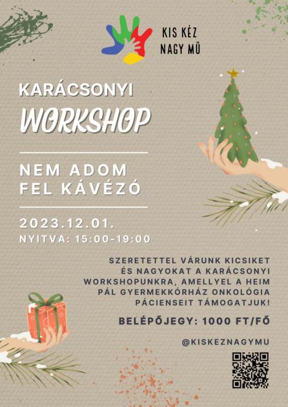 Karácsonyi workshop